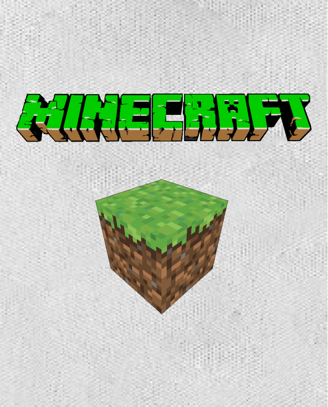 Kepurė Minecraft logo